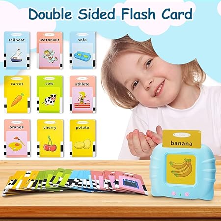 Educational Learning Talking Flash Cards For Kids (Rechargeable)